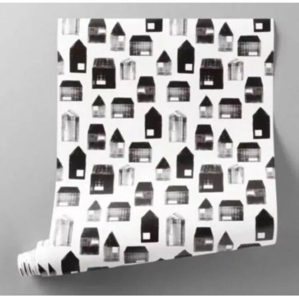 Magnolia Hearth & Hand House Print Wallpaper